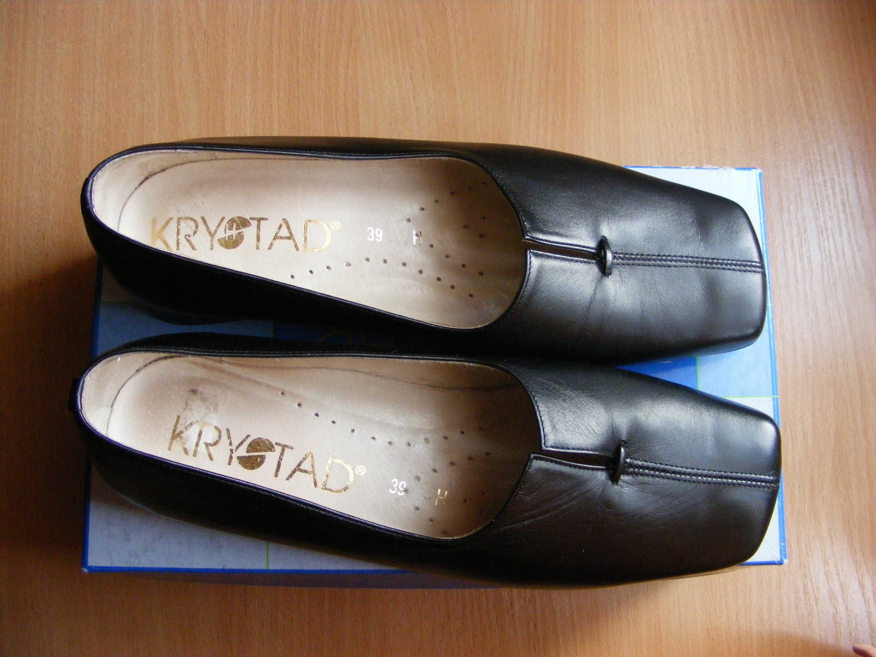 Czółenka skórzane KRYSTAD r. 39