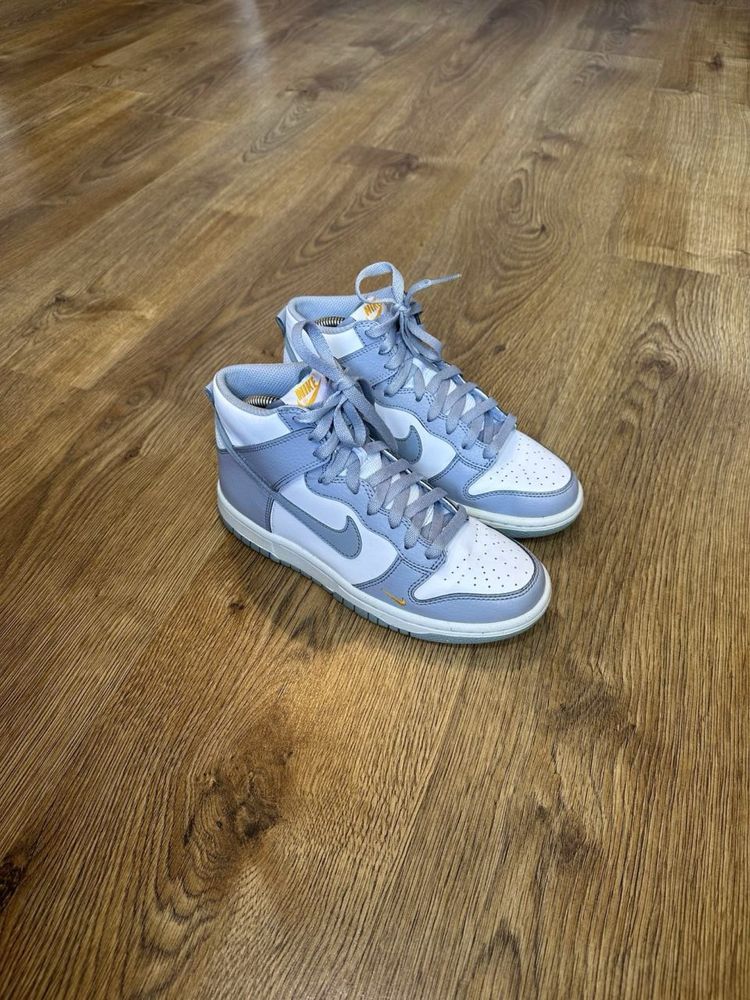 Кросівки Nike Dunk High Next Nature GS Wolf Grey Marigold