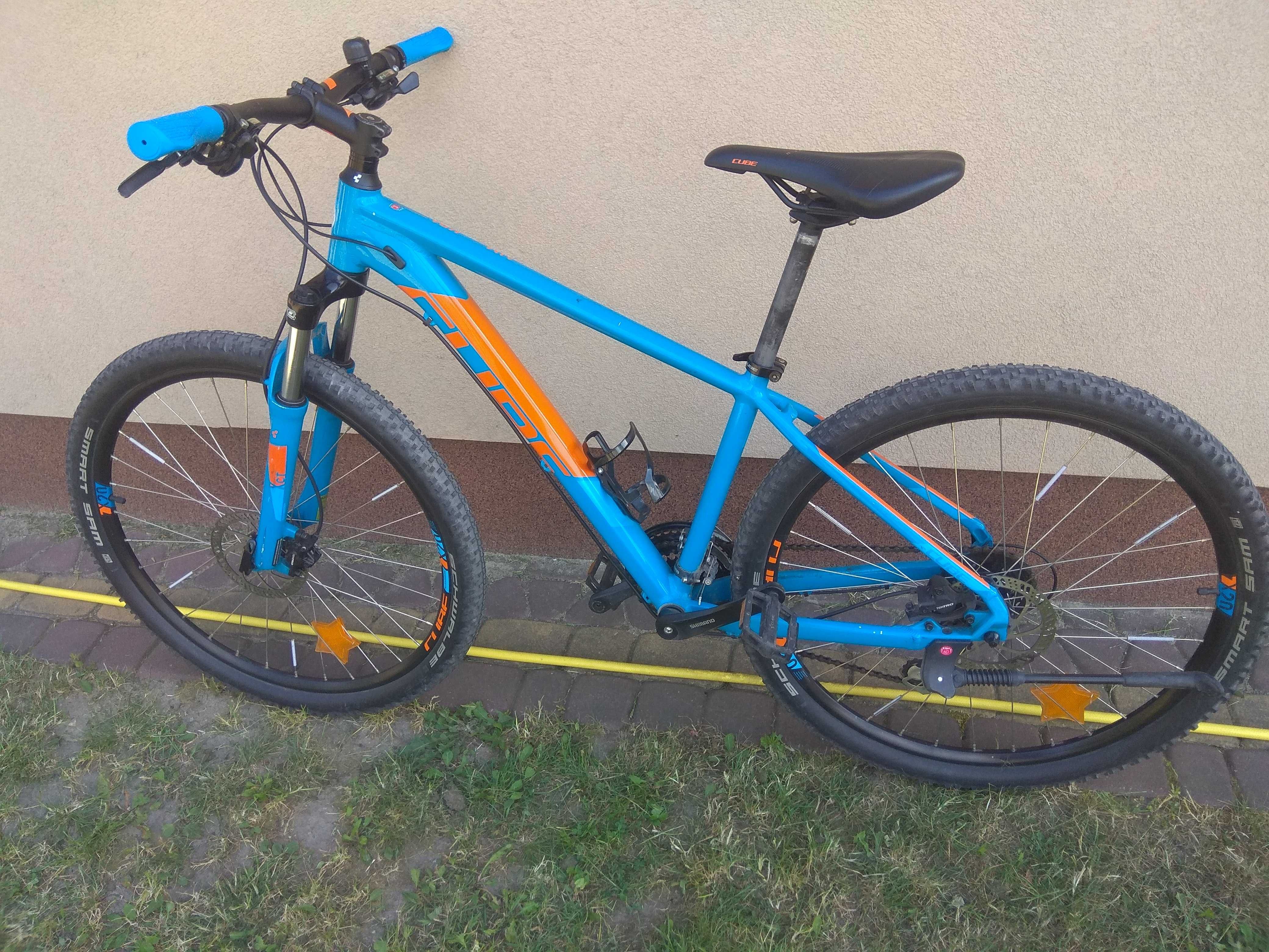 Rower MTB CUBE AIM HPA niebieski rama 16 cali koła 27,5