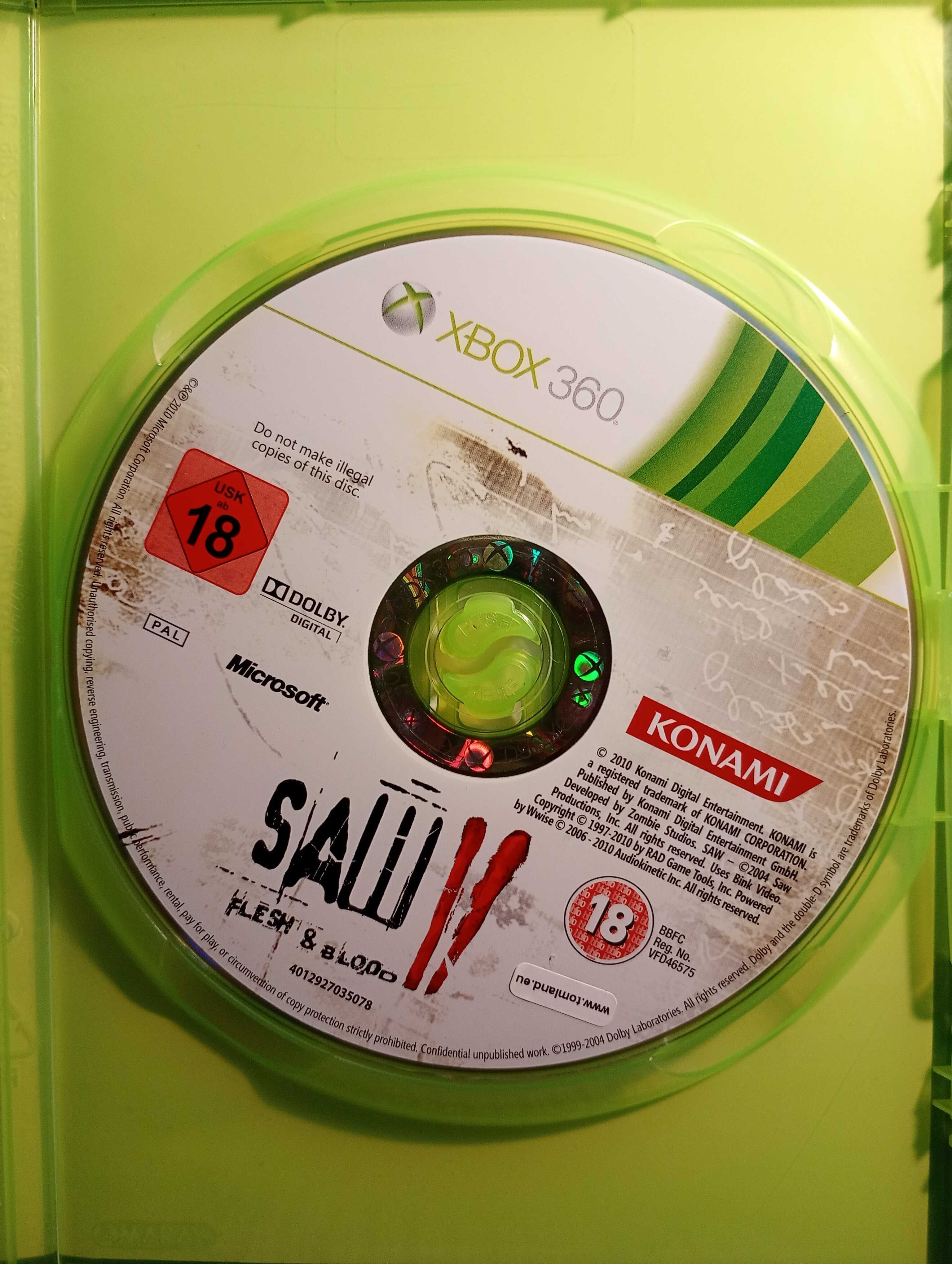 Saw II Saw 2 Flesh & Blood Xbox 360