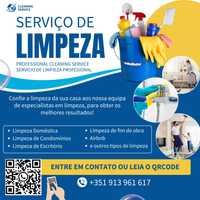 SERVIÇO DE LIMPEZA PROFISSIONAL / Cleaning / Servicio de limpeza