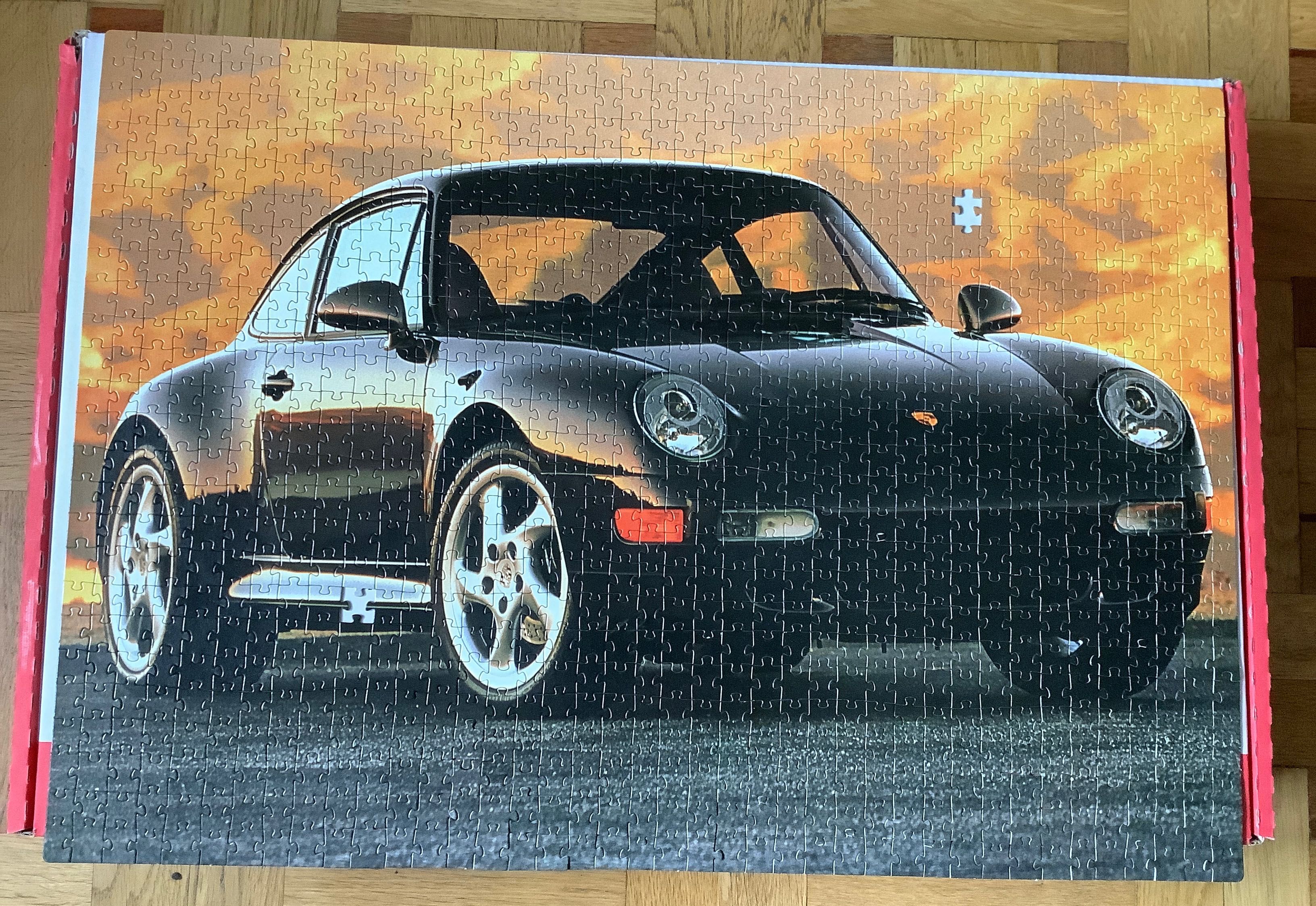 Пазл суперкар Porsche 911 Carrera Step puzzle на 1000 деталей