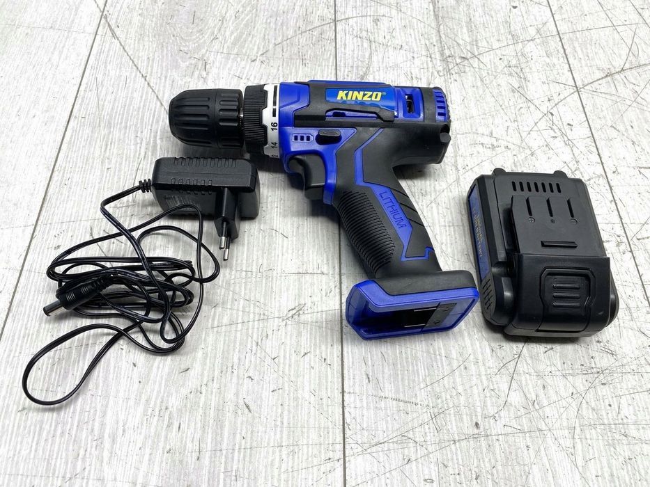 WKRĘTARKA AKUMULATOROWA KINZO 14,4V – Wiertarko-wkrętarka 2w1 300 mAh