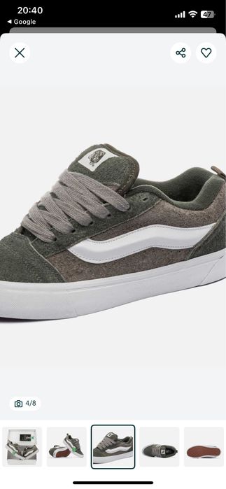 Кеди vans knu skool olive 41 р