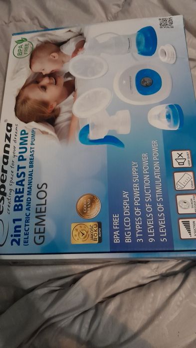 Laktator elektryczny i  ręczny 2 w1 esperanza