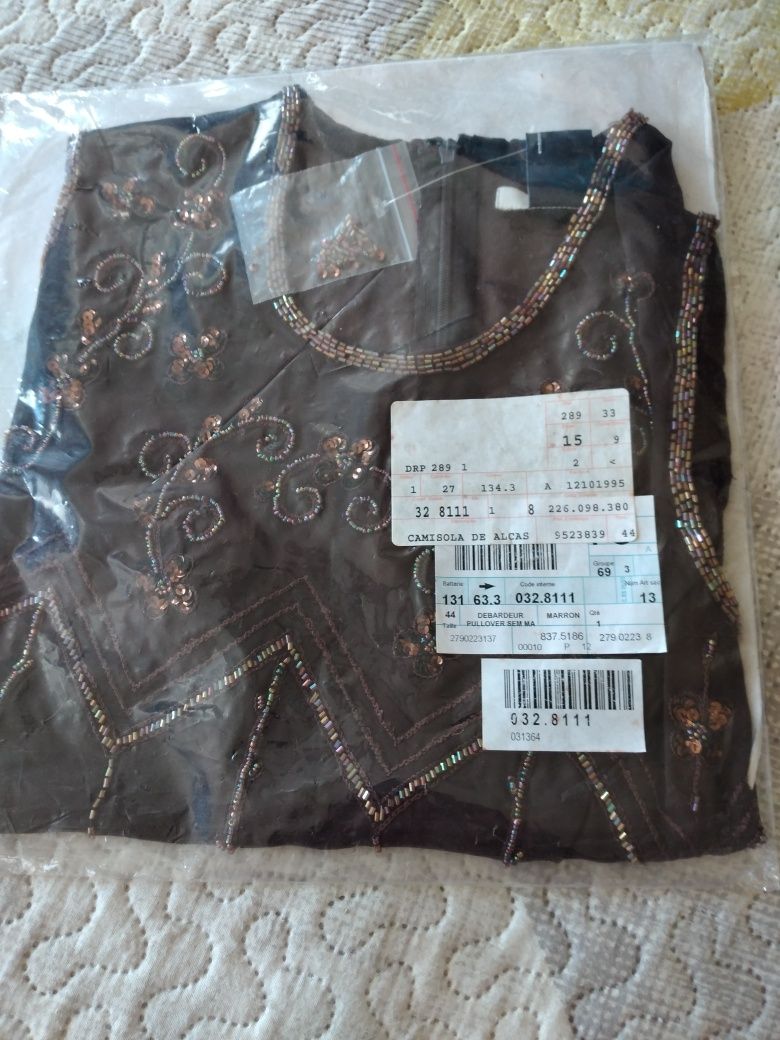 Top de cerimónia, marca La Redoute, tamanho 44