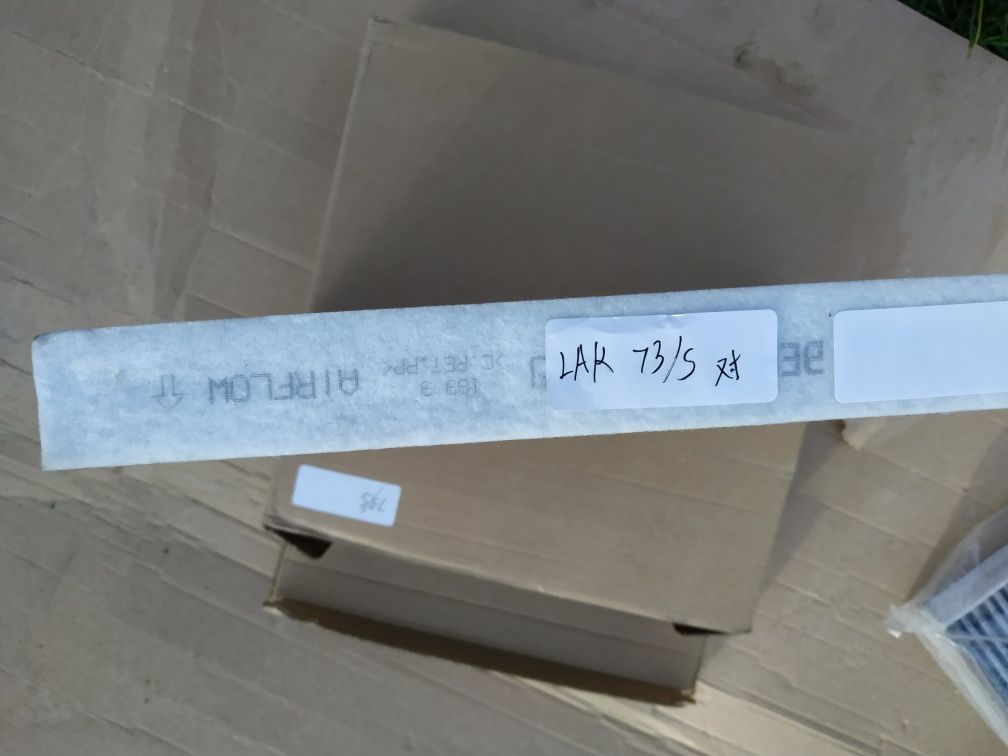 Filtr kabinowy LAK 73/S z węglem aktywnym BMW Seria 5 E39 2.0 2.5 3.0