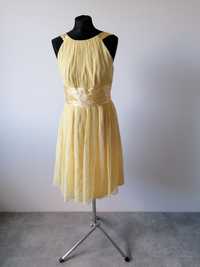 Sukienka rozm 38, kolor żółty