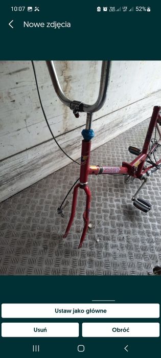 Rower rama zenit kowalewo