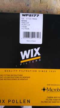 Салонный фильтр WIX WP2177 и ALPHA Filter AF5113