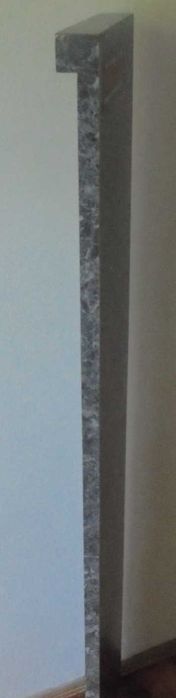 Parapet wewnętrzny MDF laminowany szary marmur