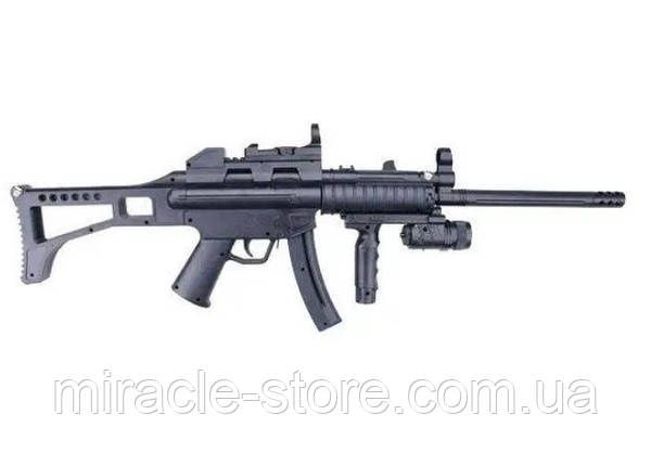 Дитячий автомат  Mp5 cyma HY017C з лазером  колиматором та лихтар