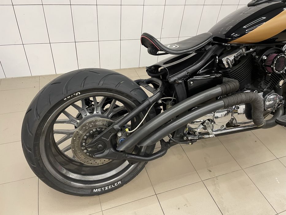 yamaha dragstar 400 bobber чоппер кастом