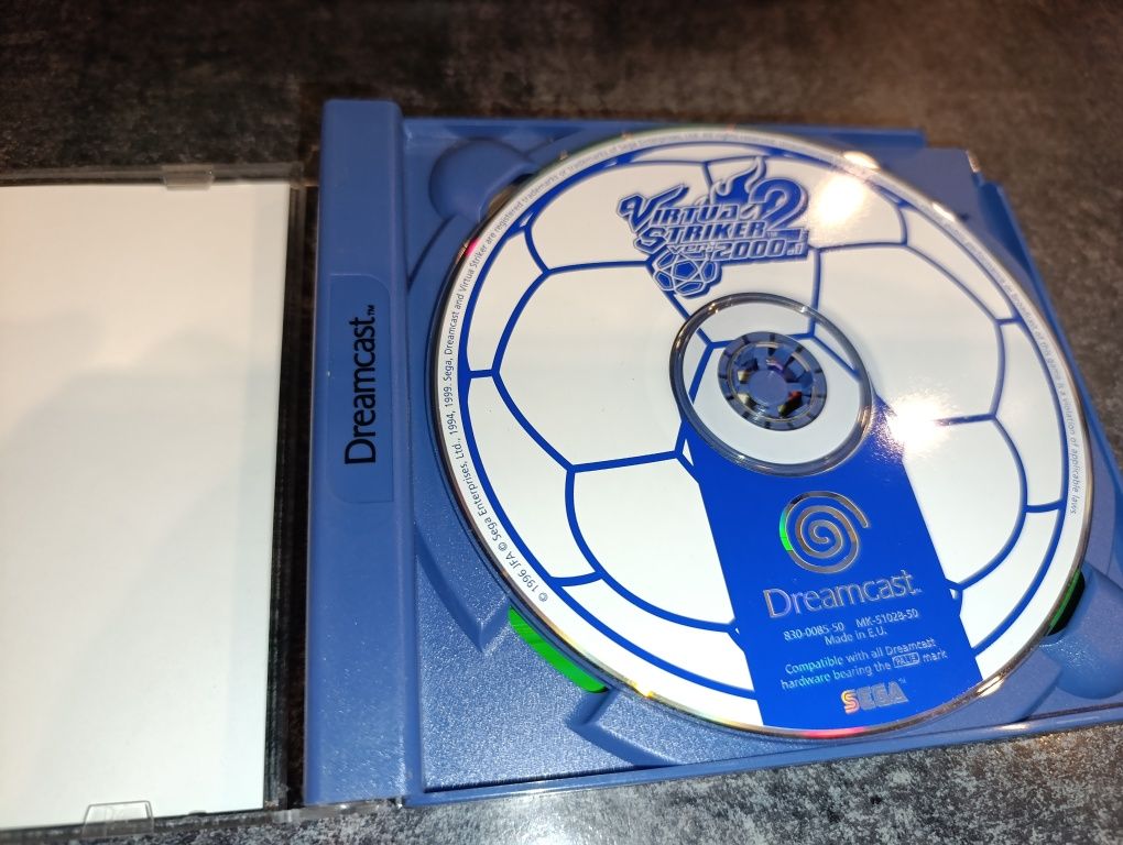 Virtua Striker 2 ver.2000.1 Sega Dreamcast ładny stan płyta 8.5/10