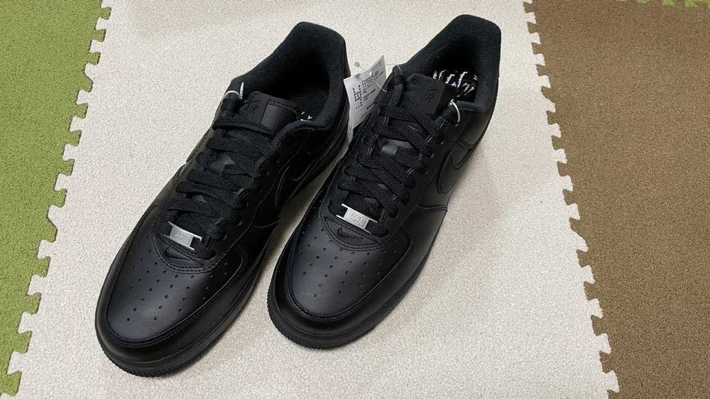 Buty Trampki Nike Air Force 1 Supreme Czarny Nowy Roz.44,5
