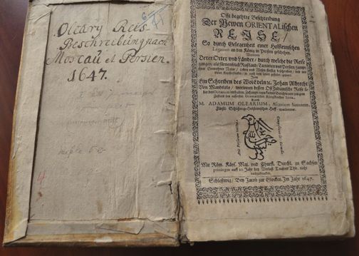 Коллекционная книга Olearius 1647г. прижизненное издание