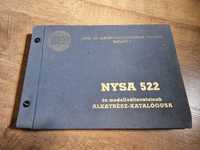 Katalog części Nysa 522 Autoker po węgiersku