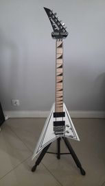 Gitara Jackson RRX24M White w/Black PinStripe