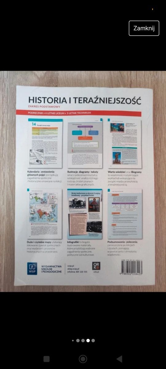 Książka podręcznik Historia i teraźniejszość Cisek Wilczyński
