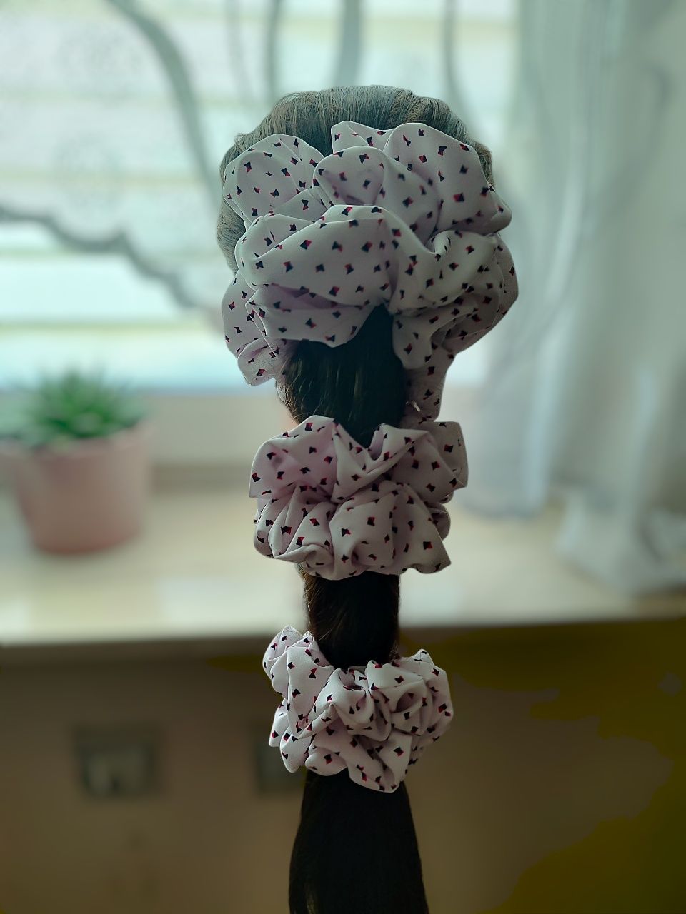 Scrunchie do włosów rozm M Silk