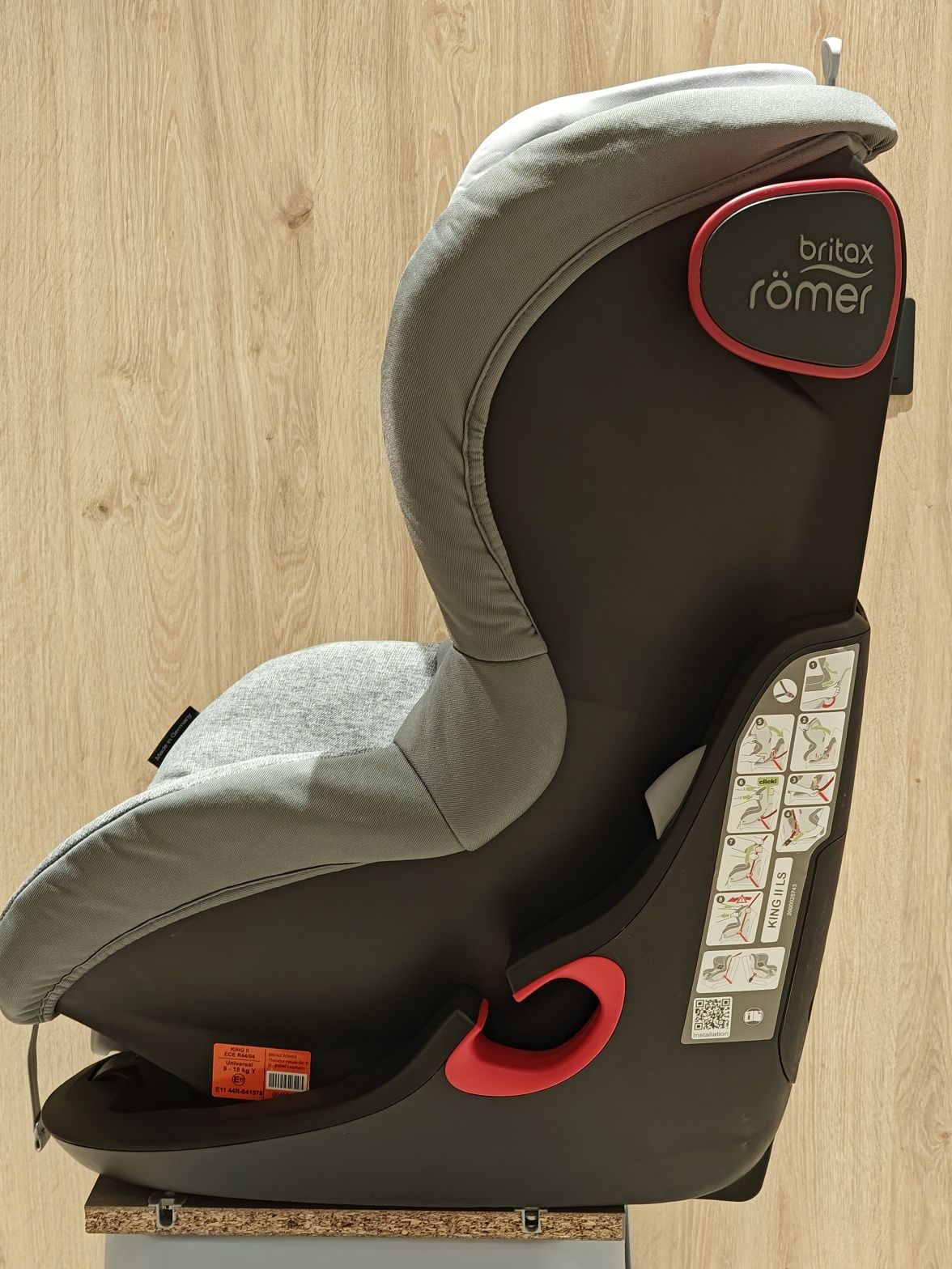 Автокрісло Britax Römer KING II LS BLACK SERIES (Grey Marble)