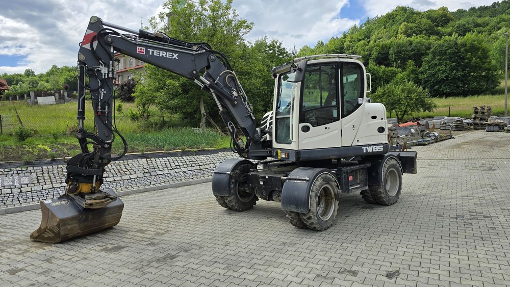 Terex TW85, 110, koparka kołowa 10ton, compact, rototilt, engcon