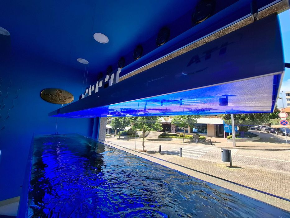 Calha iluminação para aquário de agua salgada ou doce ATI 6x54W