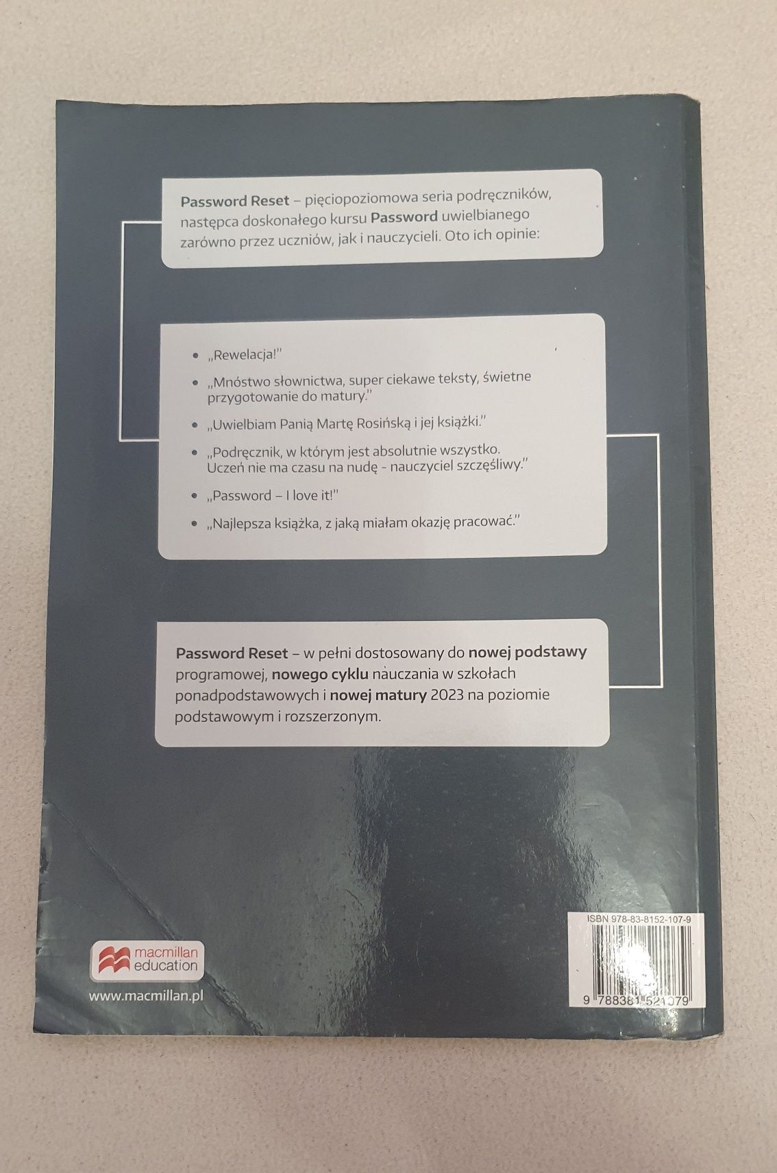 Password Reset B2 + kompendium