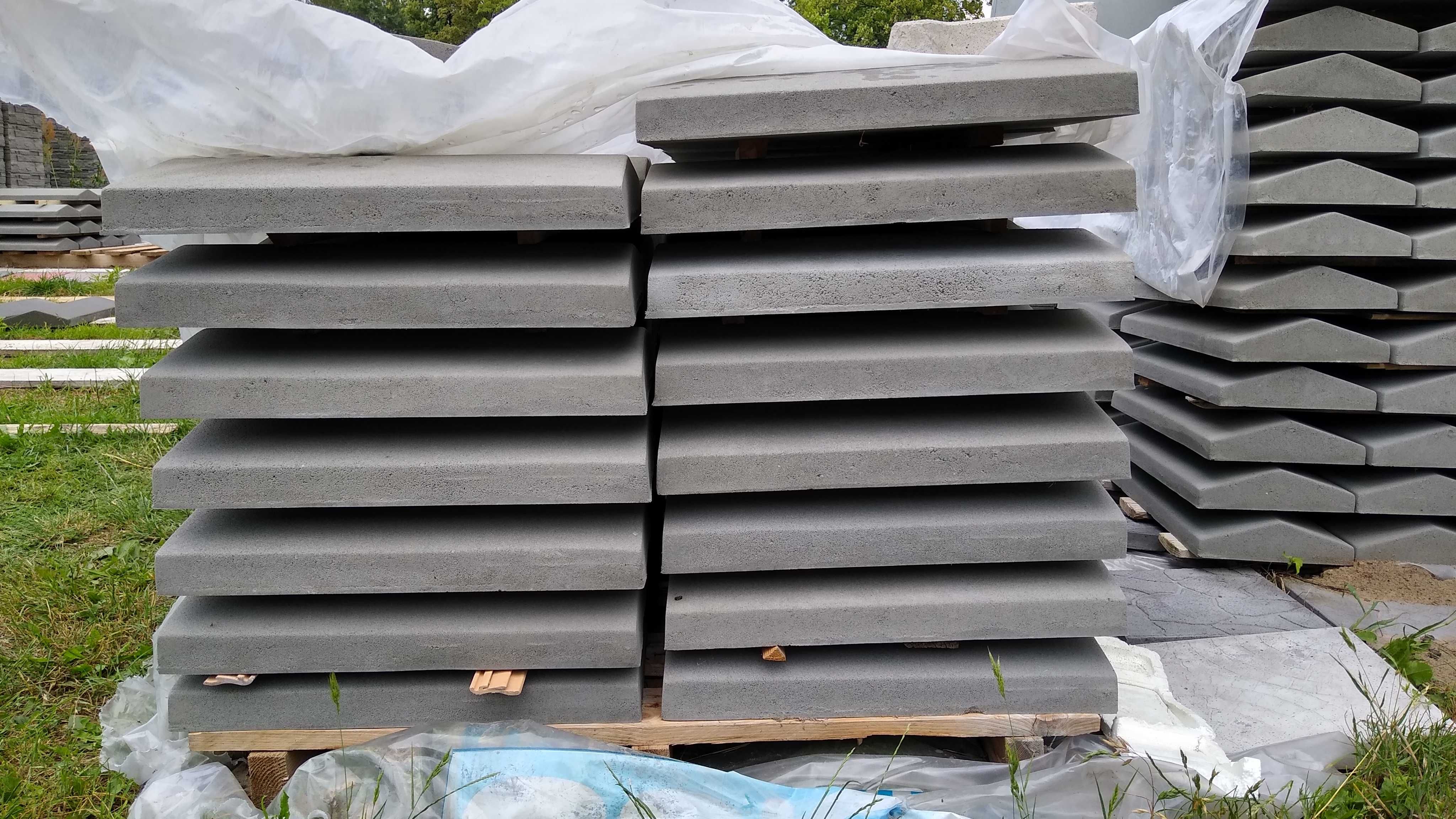 Daszki betonowe na ogrodzenia