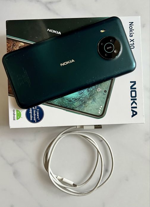 Nokia X10 – Forest Green 6/64 GB – Smartfon w pełni sprawny