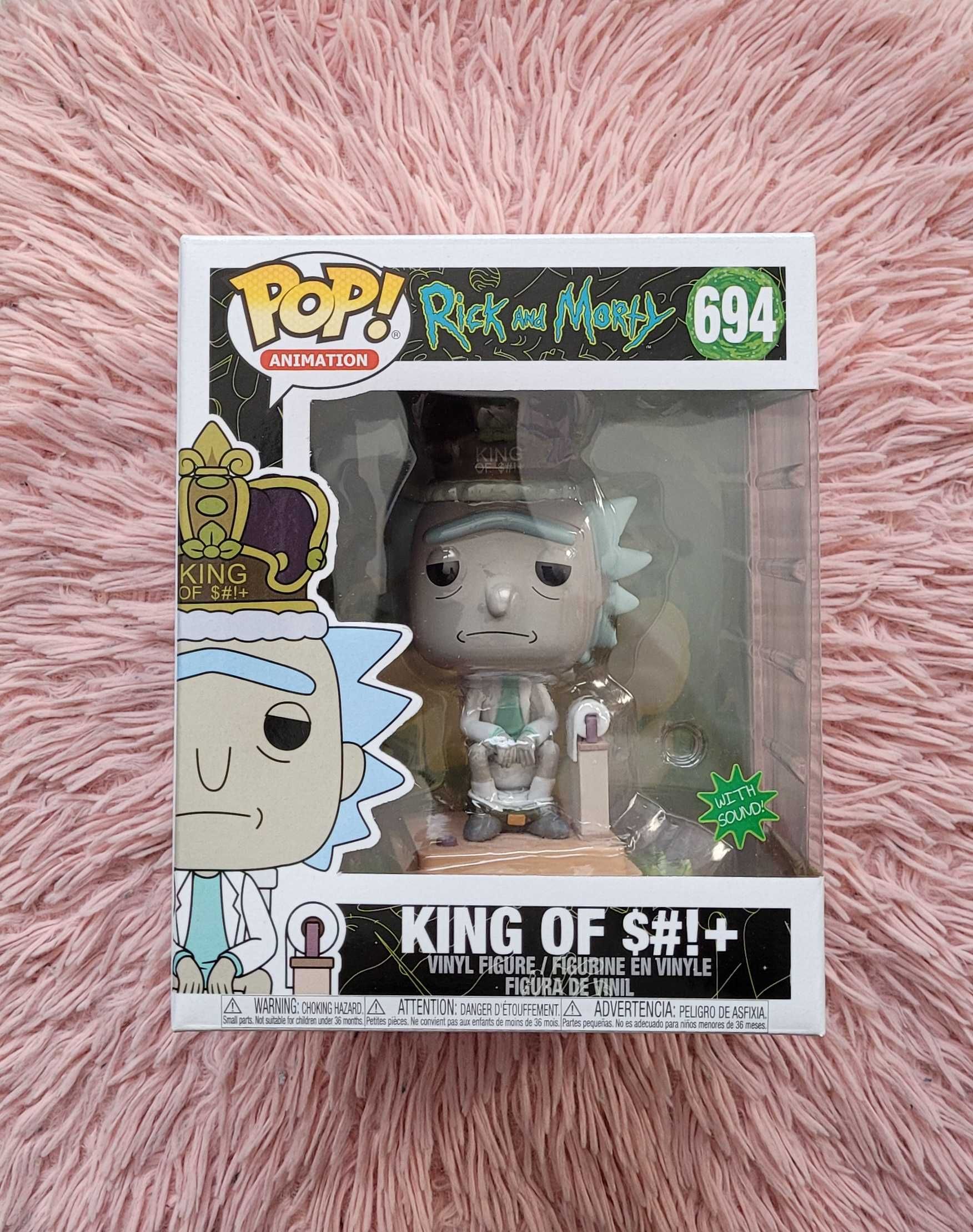 Figurka Funko POP! KING OF SHIT $#!+ Rick & Morty Deluxe w/ Sound #694