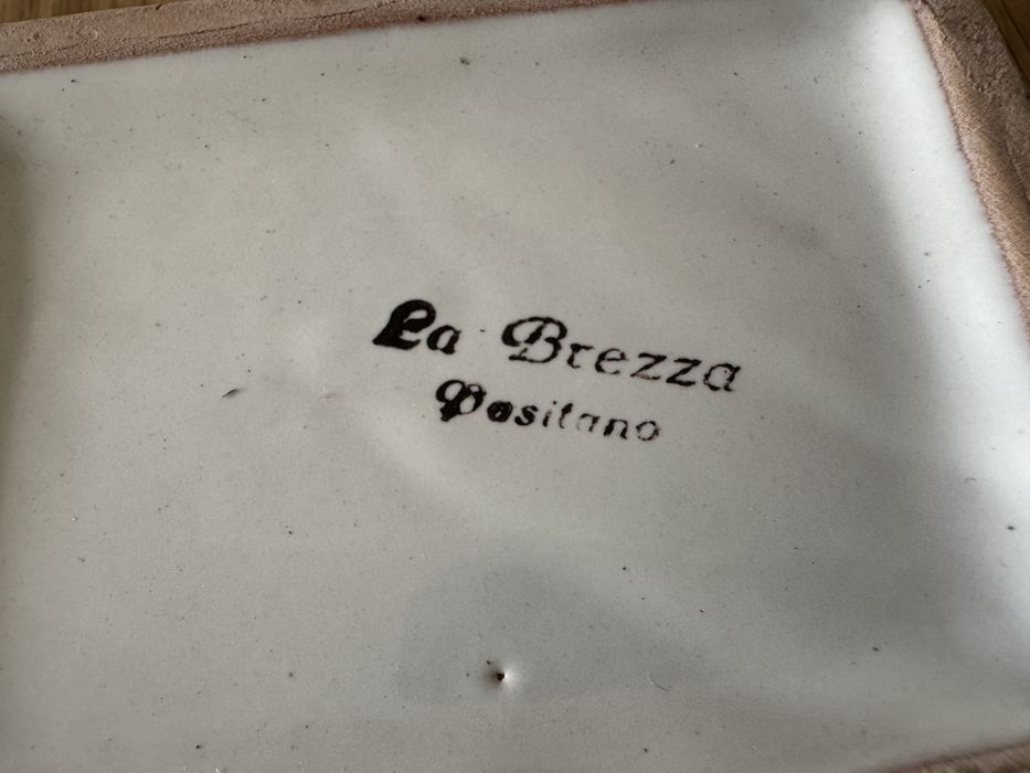 Ceramika popielnica recznie malowana