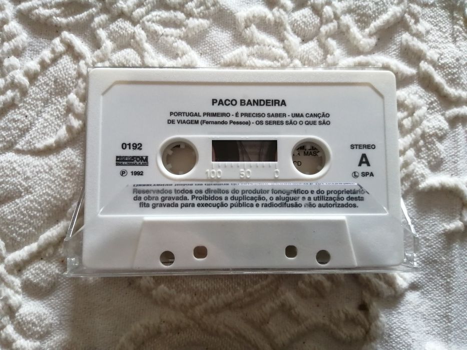 Cassete Paco Bandeira - Aqui Para Nós