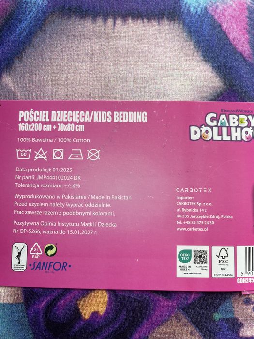 Pościel dziecięca Koci Domek Gabi