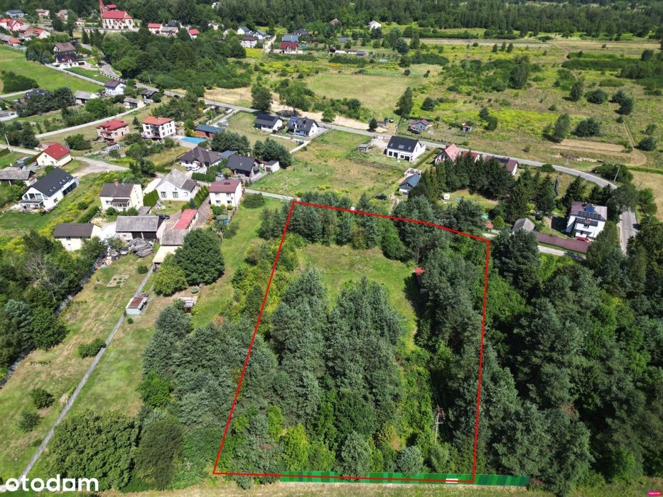 Działka Budowlana 4966 m2 blisko lasu Łęka