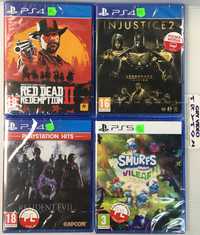 Gry PS4/ PS5 Injustice 2 Red Dead Redemption II Smerfy Resident 6
