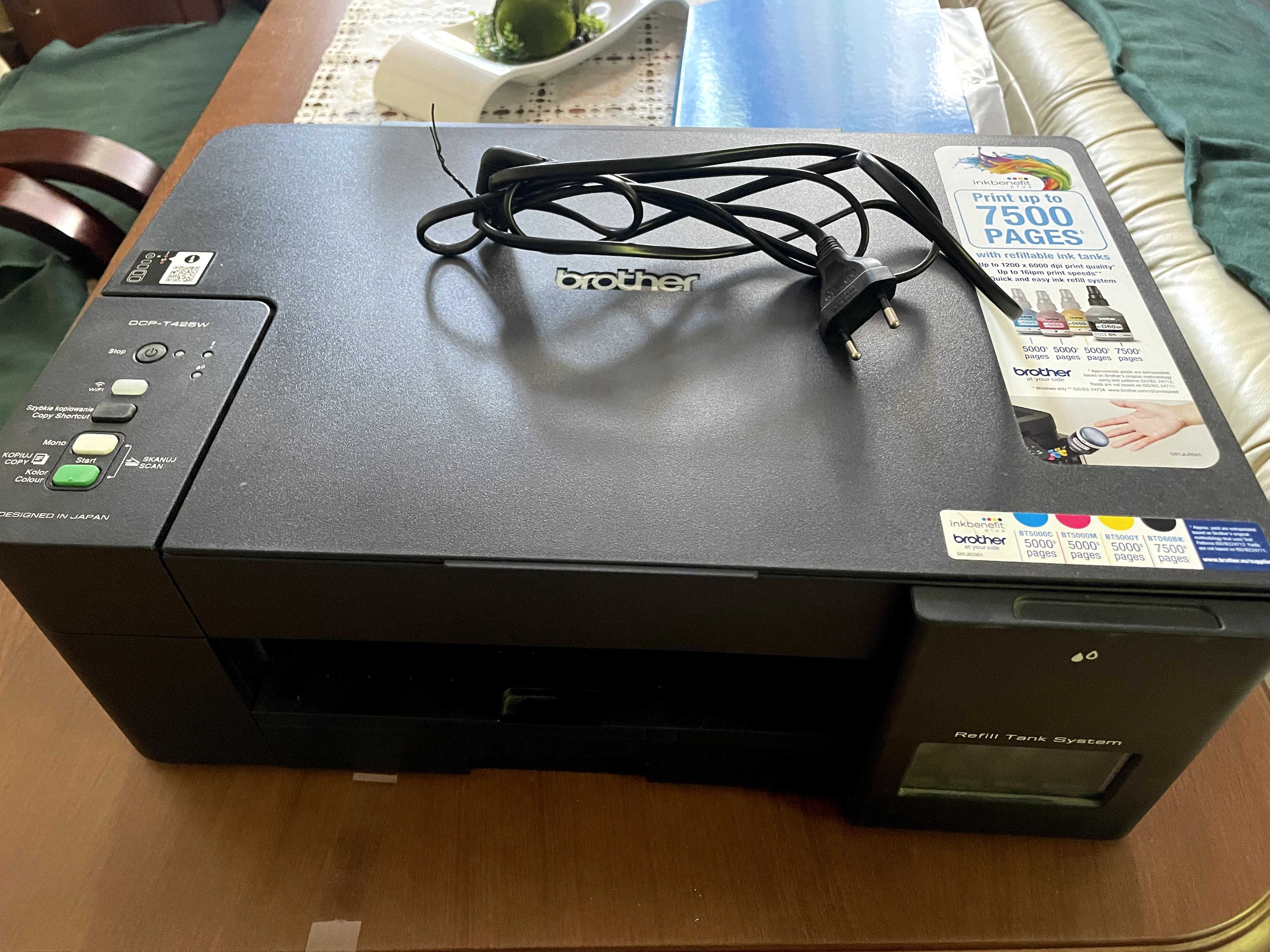 Urządzenie wielofunkcyjne  Drukarka Brother DCP-T425W