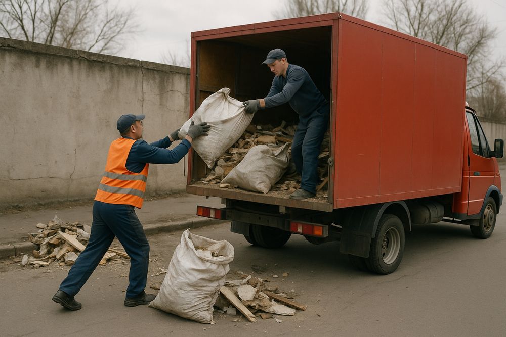 Вивіз будівельного сміття, вивіз меблів і техніки,