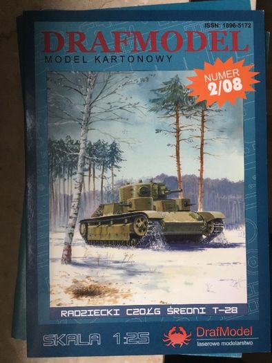 model karton drafmodel 3 sztuki