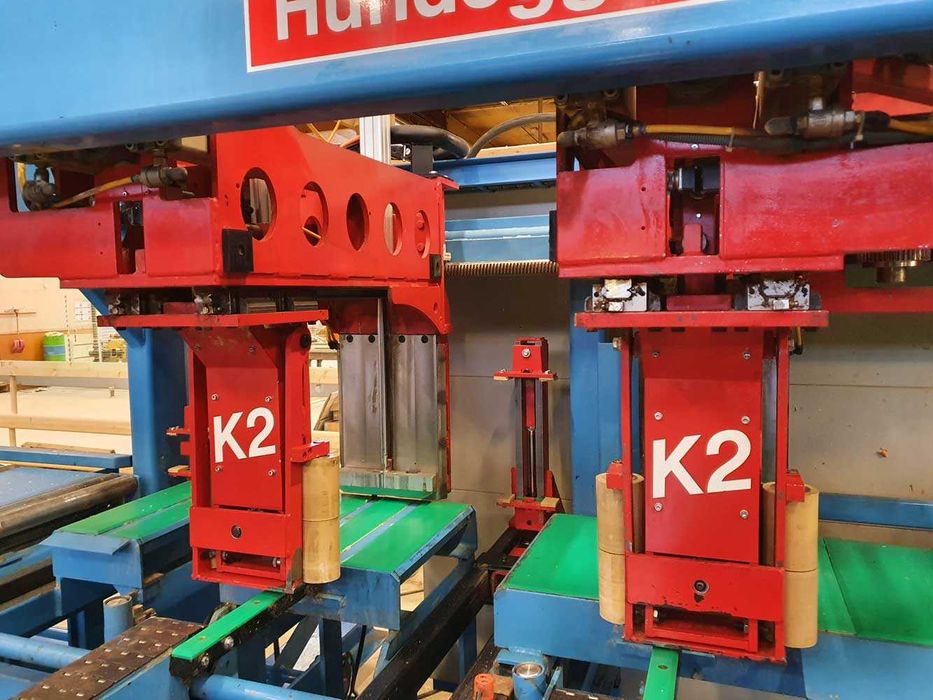 Linia ciesielska CNC Hundegger K2 + BHF ( frezarka do bala )