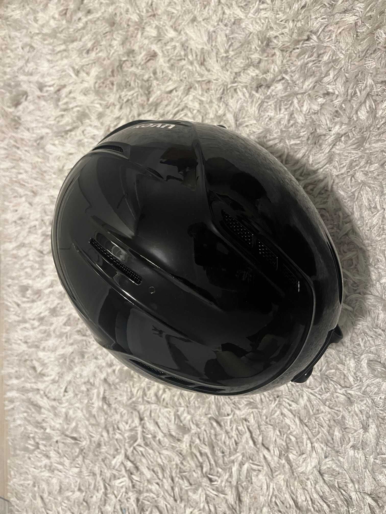 Kask narciarski dziecięcy Uvex P1US czarny 52-55 cm