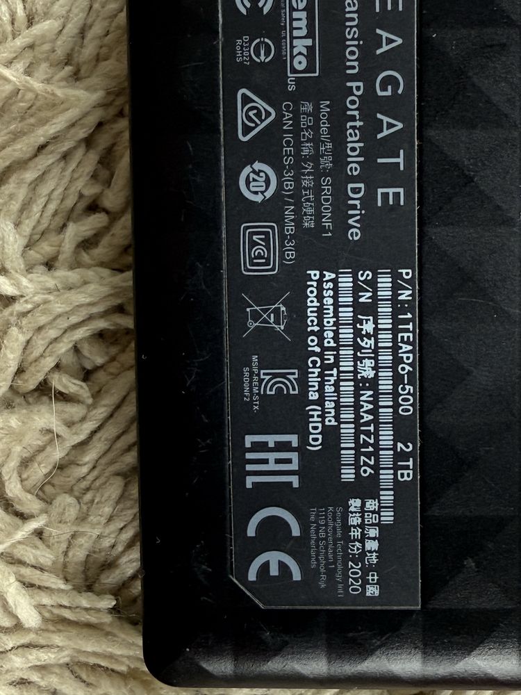 Seagate Poratable Drive 2TB