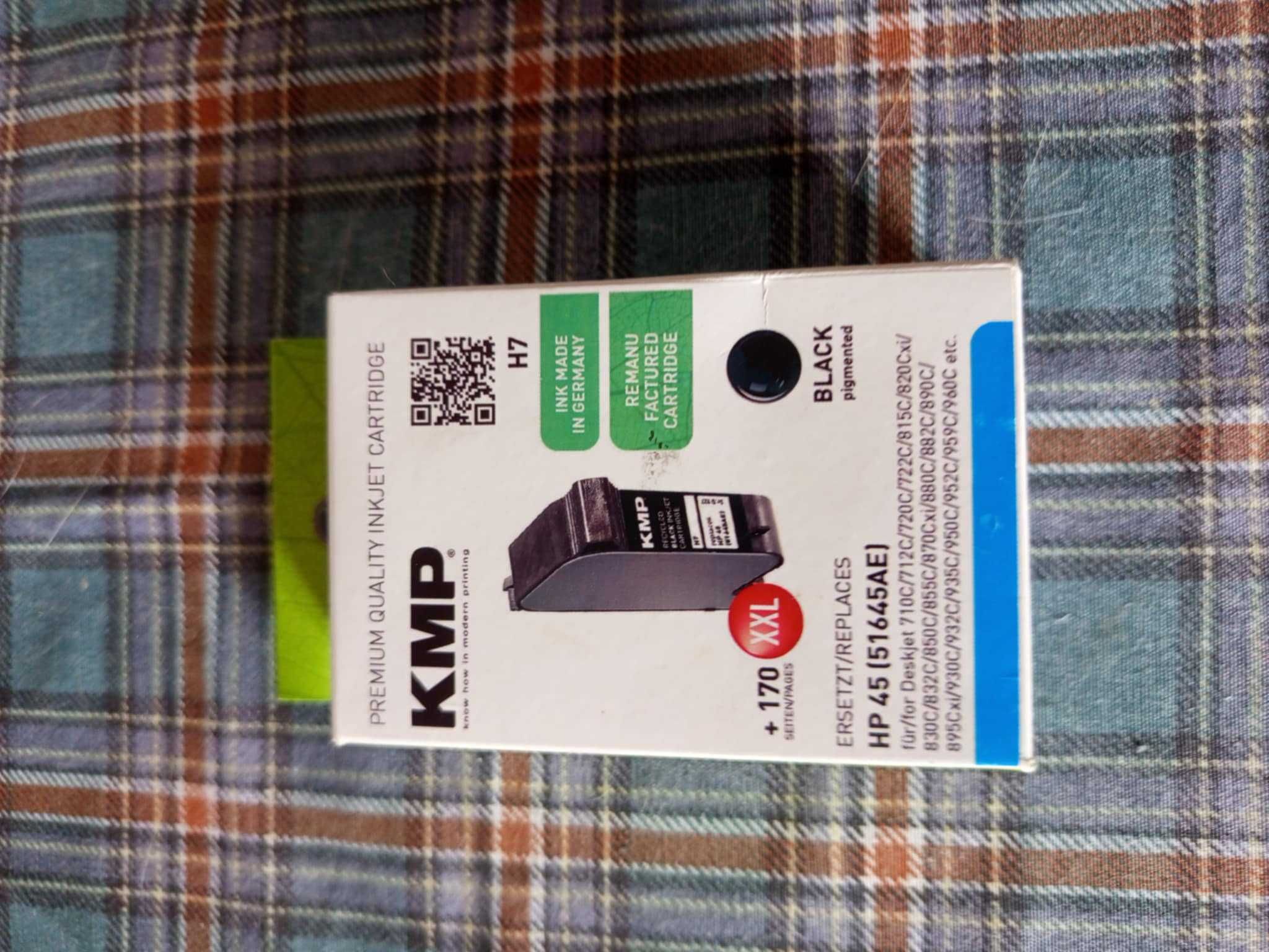 Tusz KMP do HP Czarny 42 ml 0927,4451