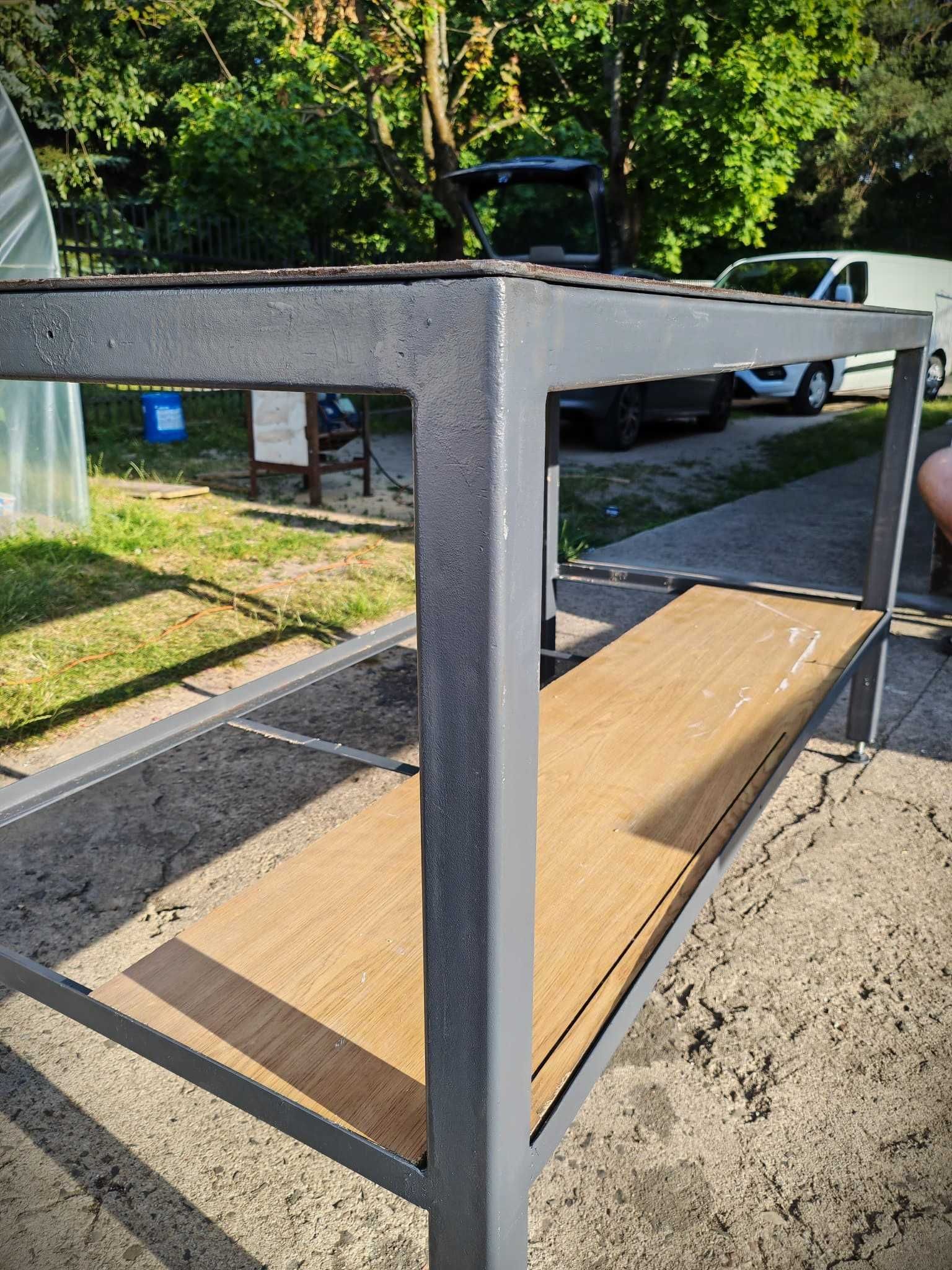 Stół warsztatowy PREMIUM – mocna stal, solidny blat, NA LATA!