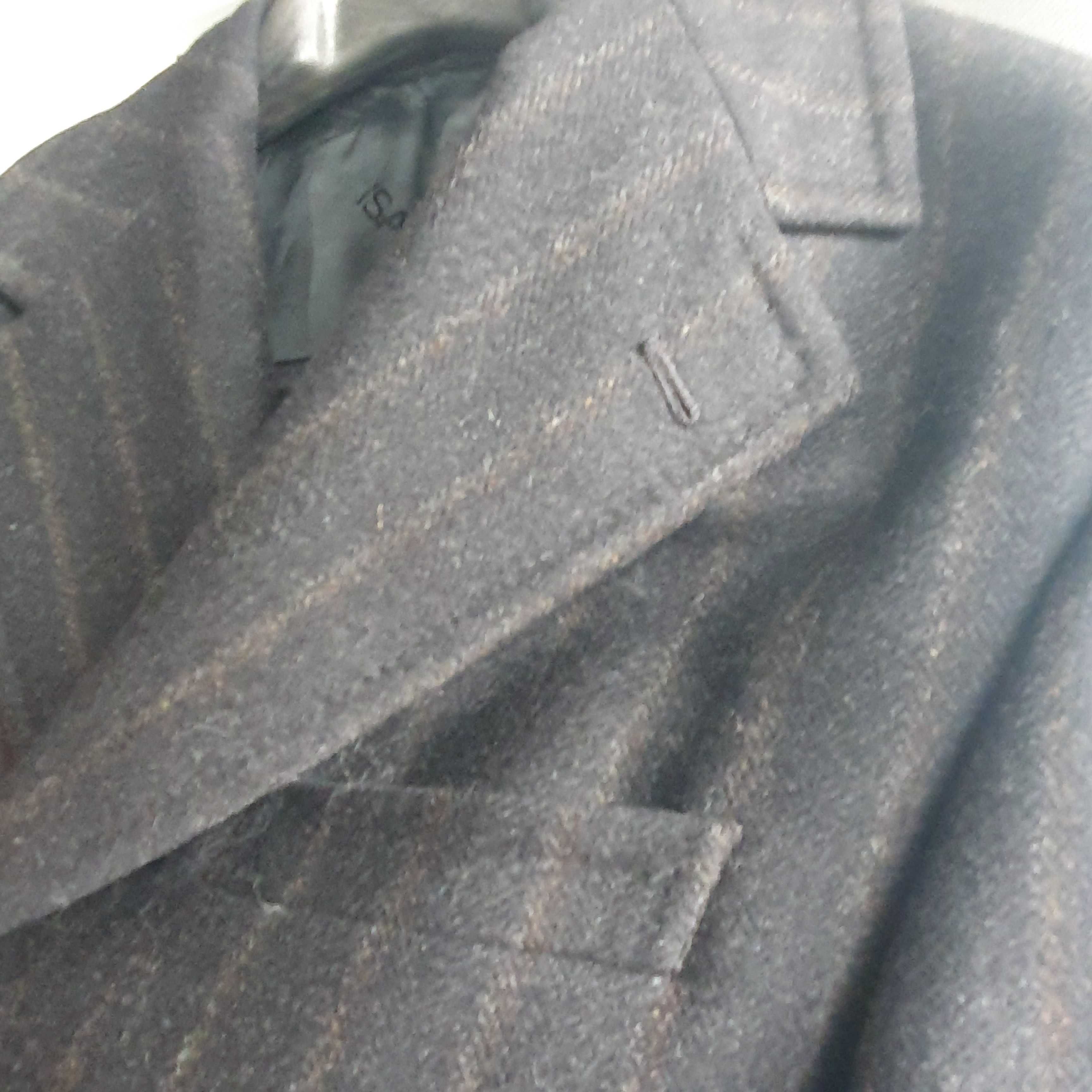 Пальто мужское шерсть , производство  Италия