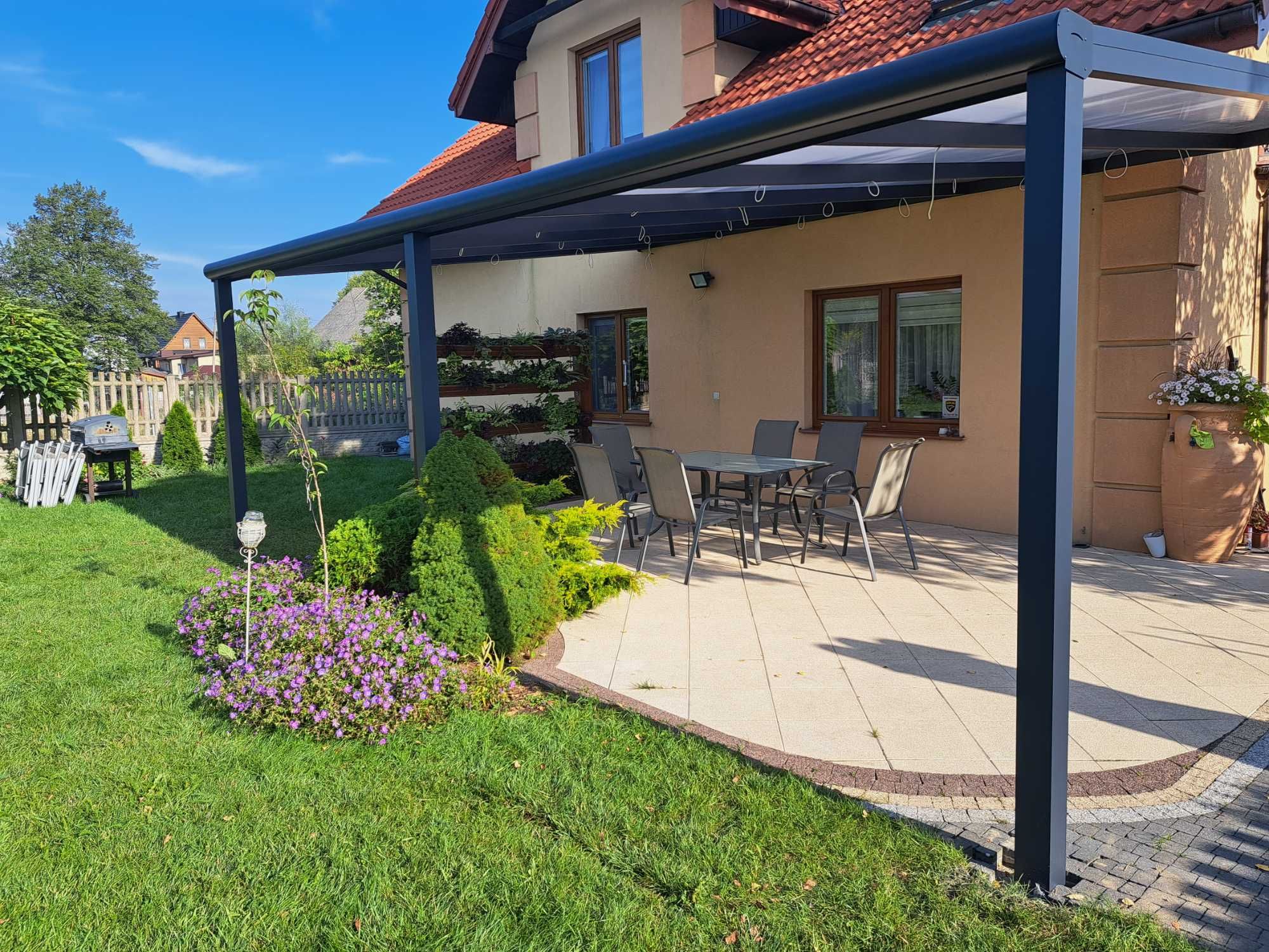 Pergola aluminiowa, zadaszenie tarasu, altana, wiata, carport 300x400