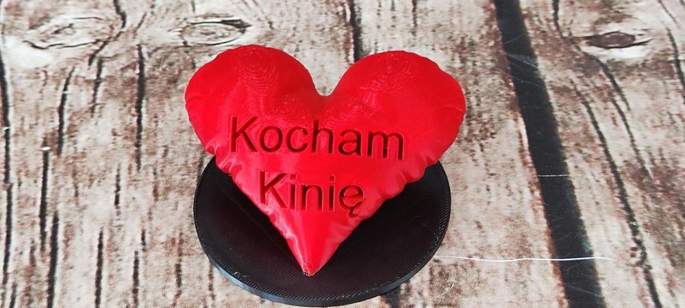 Personalizowane serca z podkładką - idealny prezent!