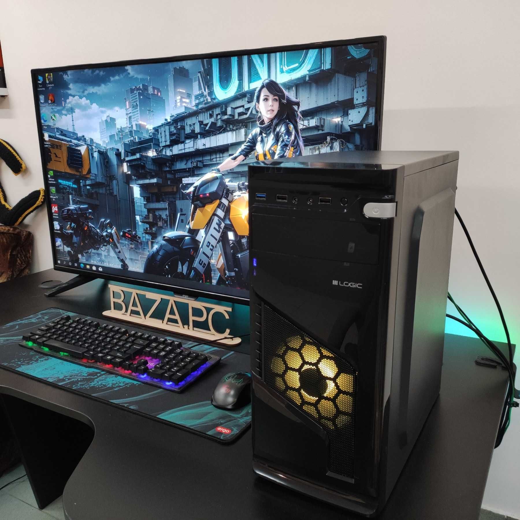 Компютер Новый Intel Core i7, 16GB DDR4, Asus GTX 1660s 6GB, SSD 512GB