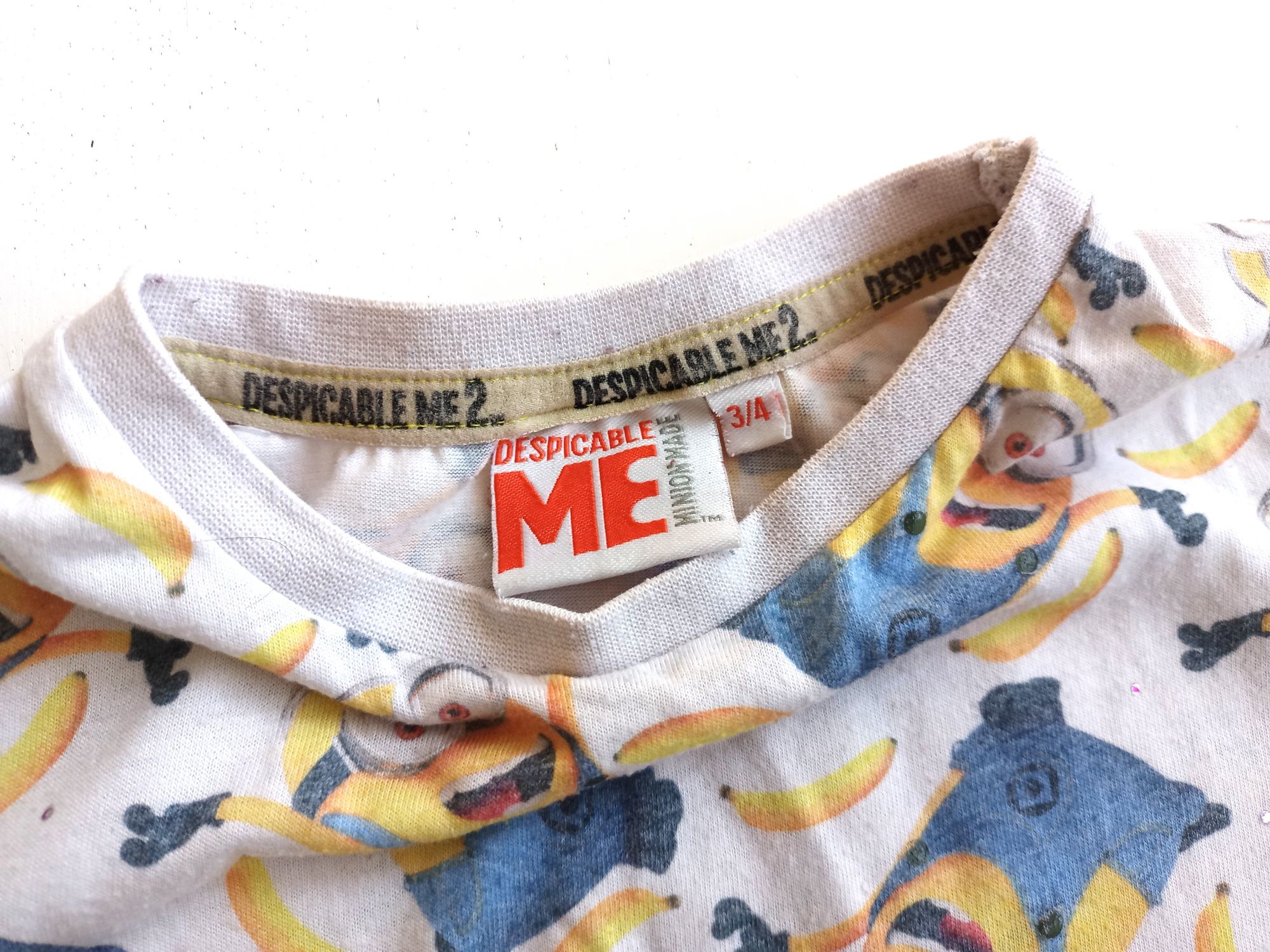 T-shirt Rebel 3-4lata 98-104cm Minionki z brylantami/błyskotkami #1153