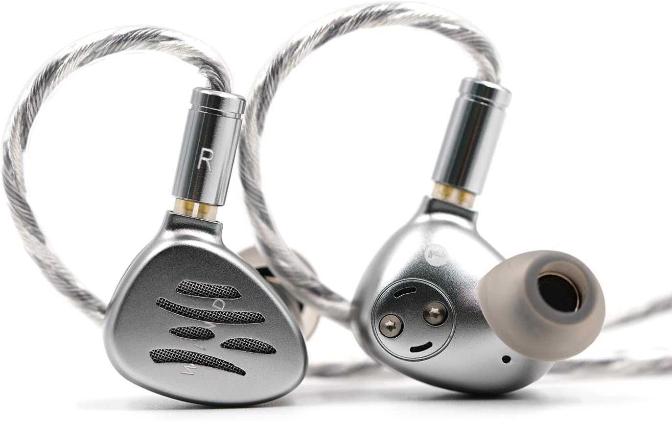 ⇒ BQEYZ Wind (Blue/Silver, jeck 3.5/4.4) - гибридные наушники с 5-40Гц